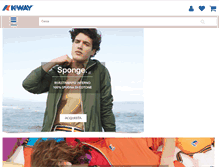 Tablet Screenshot of k-way.com